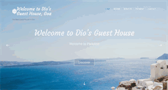 Desktop Screenshot of diosguesthousegoa.com